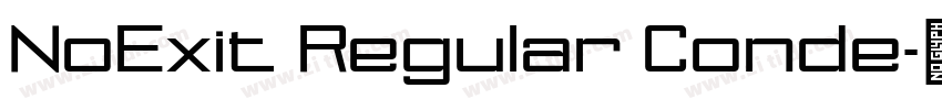 NoExit Regular Conde字体转换